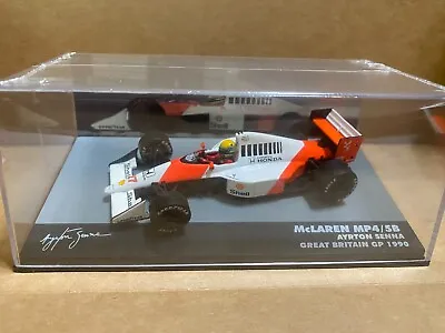 1/43 Ayrton Senna Mclaren Mp4/5b Great Britain Gp 1990 • $34.99