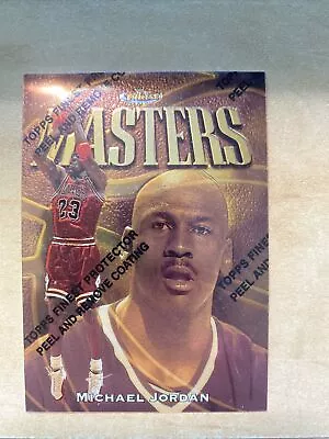 1997-98 Topps Finest Masters Michael Jordan #154 W / Coating Bulls RARE M31 • $400