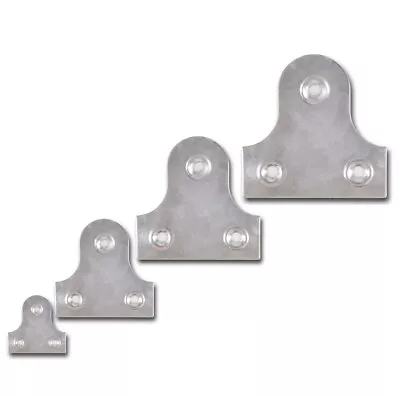 MIRROR PLATES WALL HANGING BRACKET Plate Flat Picture Glass Frame Wall Fixing CP • £3.66