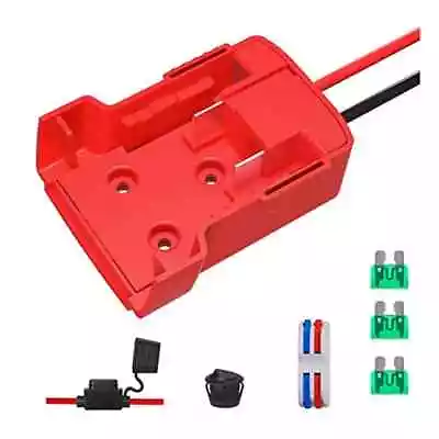 Battery Adapter For Milwaukee M18 18V Fused Wiring Kit Power Wheels RC FREE SHIP • $10.99