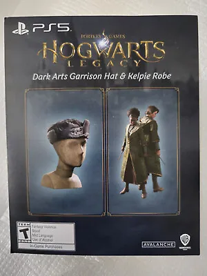 Hogwarts Legacy Dark Arts Garrison Hat & Kelpie Robe DLC Card PlayStation 5 PS5 • $129