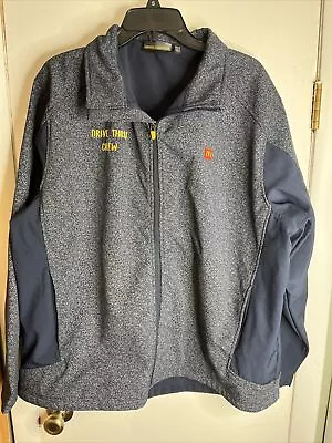 Men’s Apparel Collection McDonald’s Fleece Lined Full Zip Blue Jacket XXL • $38.99