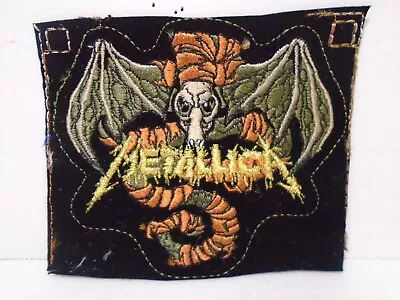 Vintage 90s Metallica Album Skull Wings Metal Thrash Band Patch Hammet Hetfield • $9.99
