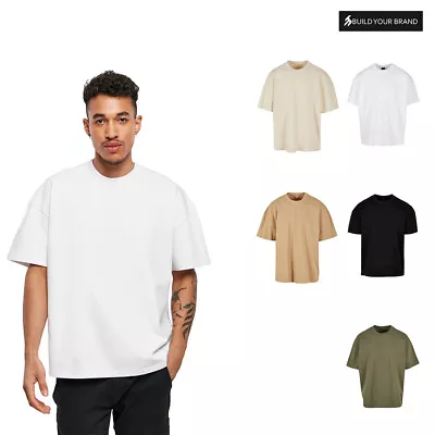 Ultra Heavy Cotton Box Tee BY163 - Men's Oversized Fit Urban Style T-shirt • £21.39