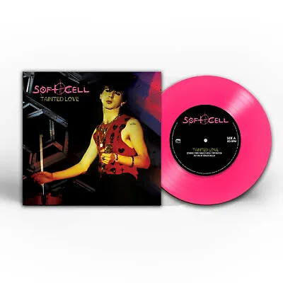 Soft Cell - Tainted Love 7 Inch Pink Vinyl B-Side Marc Almond & Andi Sex Gang  • $12.99