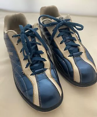 Dexter Bowling Shoes Groove Women’s Size 9 Blue White Slide-Rite • $20