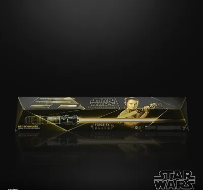 Star Wars The Black Series Rey Skywalker Force FX Elite Lightsaber Present • $399