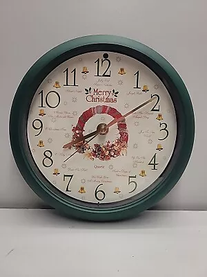 Vintage Feldstein & Assoc Musical Christmas Melody Clock XMAS-8000  • $25