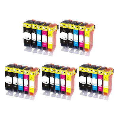 5 SET Premium  CHIPPED Ink Cartridge Replace For Canon Pixma Printer • £21.29