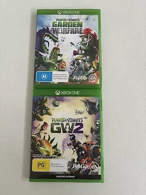 Plants Vs Zombies Garden Warfare 1 & 2 Bundle Xbox One + Series X+S PAL • $22.95