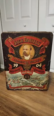 Vintage Jack Daniels Old No. 7 Tennessee Whiskey Poker Set Dice Chips Tin CiB • $100