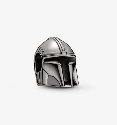 Genuine S925 ALE Pandora Star Wars Limited Edition The Mandalorian Helmet Charm • £22