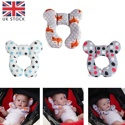 Baby U-Shaped Pillow Travel Car Seat Pillow Stroller Cushion Head Neck Support • £6.77