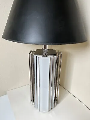 Art Deco Skyscraper CHROME Space Age Op TABLE LAMP MID CENTURY EAMES Mcm ERA • $1250