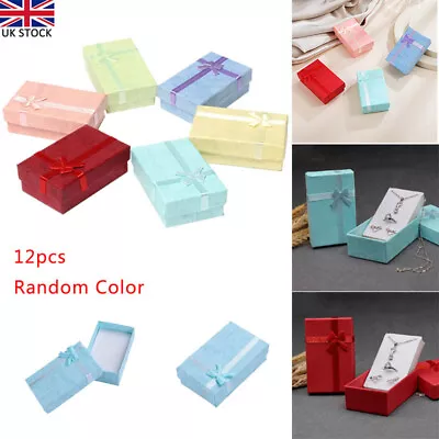 12× Gift Box Jewelry Gift Box Bulk Necklace Boxes For Small Business Colorful UK • £8.99