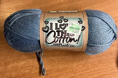 I Love This Cotton! Yarn 286 Vintage Teal 3.5 Ounces US Cotton Made In Turkey • $6