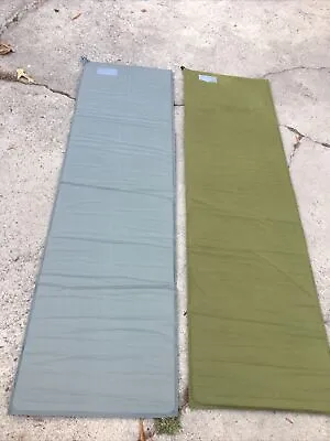 Lot Of 2 US Military Self-Inflating Sleeping Pad Mattress Green Army Sleep Mat • $24.95