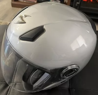 Scorpion Solid Black EXO-200 Motorcycle Helmet M2005 Size M • $65