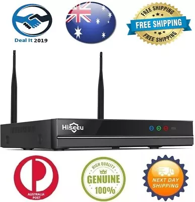 8Channel 3MP/1080P/960P Network Video Recorder For Hiseeu Wireless Security Came • $150