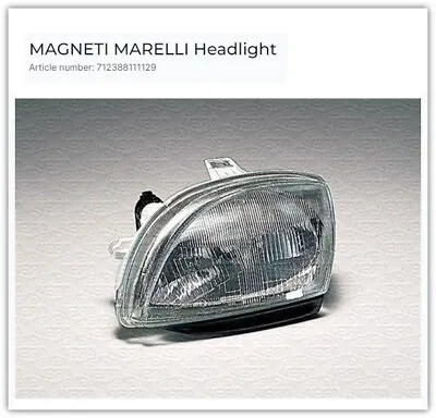 Headlight Η4 Left F/600 900cc OE 712388111129 • $83.13