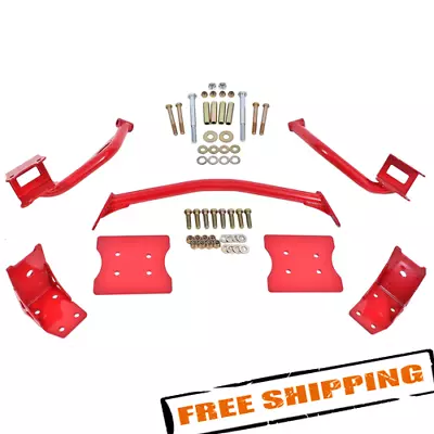 BMR Suspension TBR004 Red Torque Box Reinforcement Plate Kit For 79-04 Mustang • $263.79