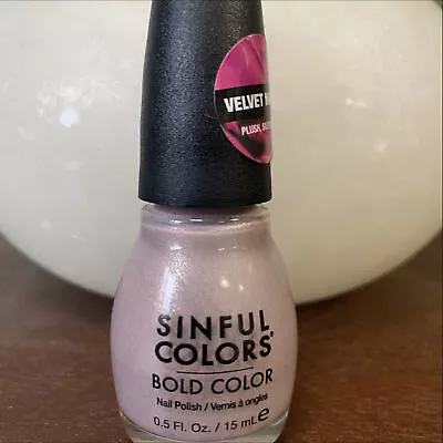 Sinful Colors Bold Color Velvet Matte Nail Polish 3034 Rose Water Delight Z0995  • $6.99