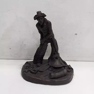  Trail Master  Cowboy Sculpture By Michael Garman 1985 • $9.99