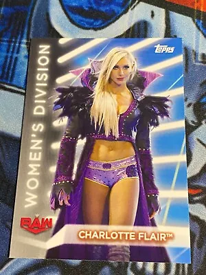 2021 Topps Wwe Women's Division Roster Wrestling Card R-4 Charlotte Flair • $1.80