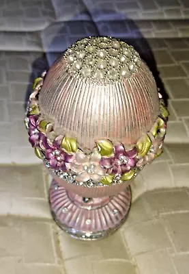 6  Faberge Egg Replica Jewelry Trinket Box W/ Chime Wind Up. • £5