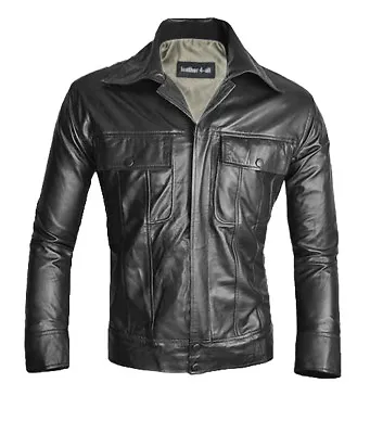 KING OF ROCK ELVIS PRESLEY Real Lamb Leather ELVIS Style Jacket  • $125
