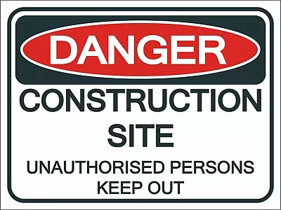 CORFLUTE SIGNOWNER BUILDER SIGN SAFETY SIGNCONSTRUCTION SITE SIGN 300x400mm • $20.24