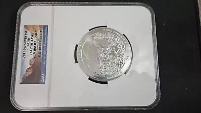 2011 Glacier  5 Oz Ngc Gem Uncirculated Early Releases Silver Coin Blue Label • $519