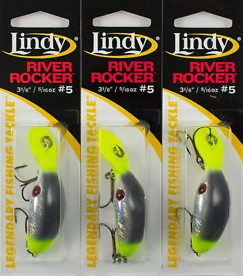 (lot Of 3) Lindy River Rocker #5 3-1/8  5/16oz Lrr523 Coward A8264 • $0.99