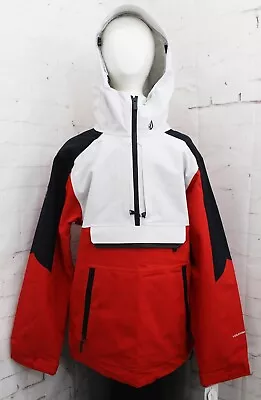 Volcom Brighton Pullover Anorak Shell Snowboard Jacket Men's Large Red New • $220.47