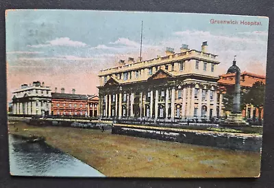 Greenwich Hospital 1907 Postcard • £3