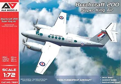 $35.46 • Buy 1/72 Utility Aircraft : Beachcraft 200 Super King Air [RAF +2]#7224 : A&A MODELS
