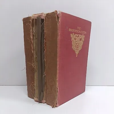 £7.99 • Buy 3 X Charles Dickens Biographical Edition Hardback Vintage Book Bundle V32