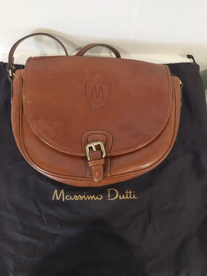 $35 • Buy MASSIMO DUTTI Leather Cross Body Womens Bag