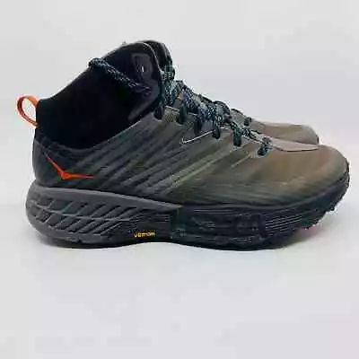 Hoka One One Speedgoat Mid 2 GTX Shoes Mens Size 10 Gore-Tex Vibram Hiking Boot • $74.99