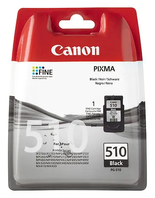 Canon Original PG510 Ink Cartridges Pixma MX320 MX330 IP2700MP240 MP260 2970B001 • £25.15