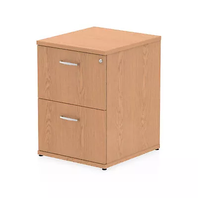 Impulse 2 Drawer Filing Cabinet Oak I000780 • £313.15