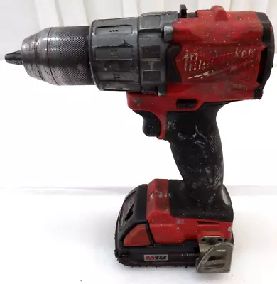 Milwaukee 2804-20 M18 Fuel 18V Brushless 1/2  Hammer Drill/Driver W/1.5Ah Batt • $62.95