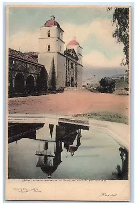 C1910 Multi-View Santa Barbara Mission Fountain California CA Unposted Postcard • $29.95