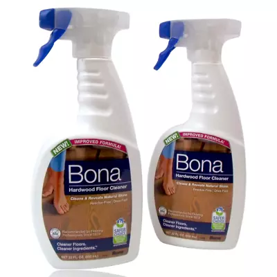 (Lot Of 2) Bona  Hardwood Floor Cleaner  Reveals Natural Shine Residue-Free 22oz • $16.95