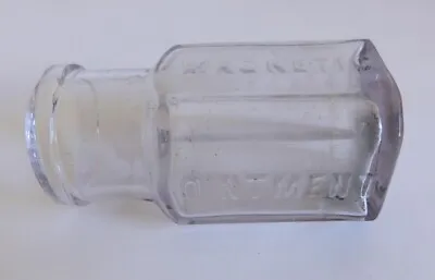 Antique Glass Bottle - A TRASK MAGNETIC OINTMENT Medicine Bottle • $14.99