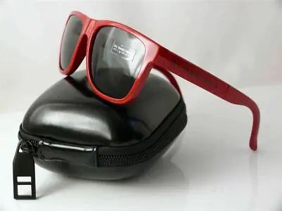 Burberry 4106 Folding Sunglasses Brick Red Frame Grey Lenses ITALY NEW LAST ONE • $259.99