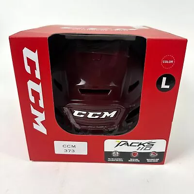 Brand New CCM Tacks 110 Helmet In Box - Maroon - Large - #CCM373 • $99