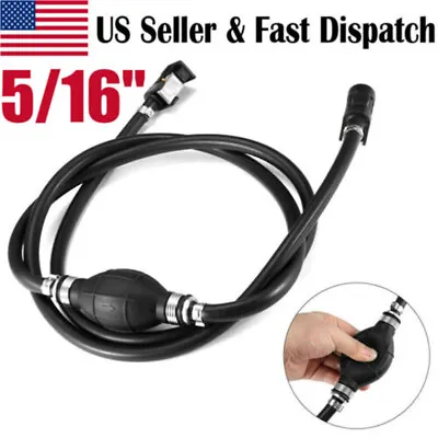5/16  Fuel Gas Hose Line Assembly With Connector For Marine Outboard Boat Motor • $12.80