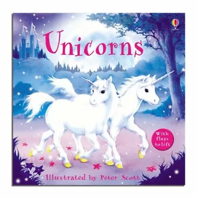 Unicorns (Usborne Lift-the-Flap-Books) Hardback Book The Cheap Fast Free Post • £3.01