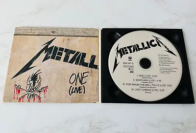 Metallica One CD Maxi Single Digipak EU IMPORT! 1993 Vertigo 858 547-2 RARE! OOP • $59.99